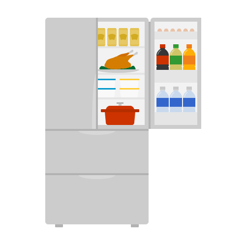 冷蔵庫の無料アイコン・イラスト素材