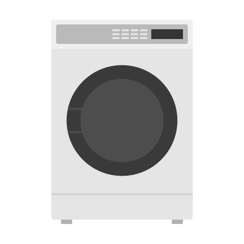 洗濯機（ドラム式）のアイコン・イラスト