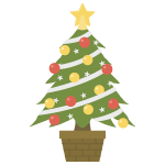 クリスマスツリーの無料アイコン・イラスト素材