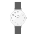 腕時計（黒）の無料アイコン・イラスト素材
