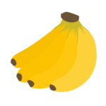 バナナの無料アイコン・イラスト素材