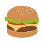 ハンバーガーの無料アイコン・イラスト素材