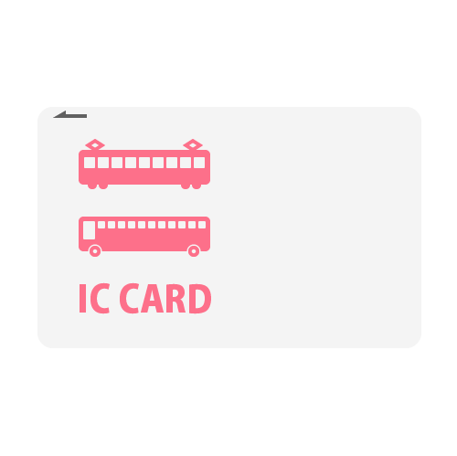 ICカード（交通系）のアイコン・イラスト