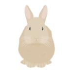 ウサギ（茶）の無料アイコン・イラスト素材