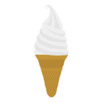 ソフトクリーム（アイス）の無料アイコン・イラスト素材
