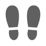足跡（靴）の無料アイコン・イラスト素材