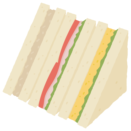 サンドイッチの無料アイコン・イラスト素材