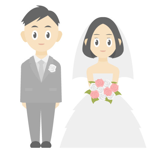 結婚式の無料アイコン・イラスト素材